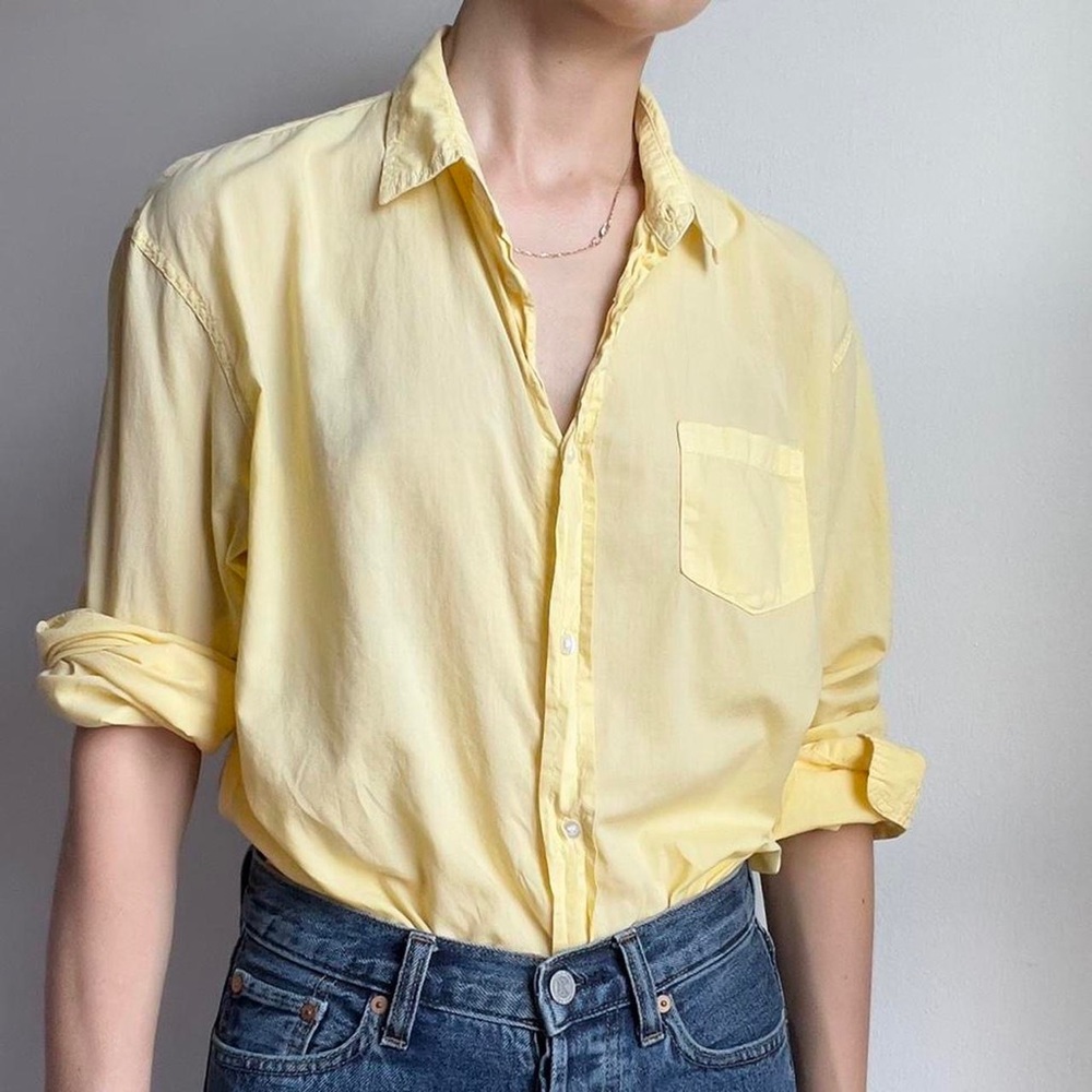 Women’s shirt from FRANK & EILEEN in yellow color